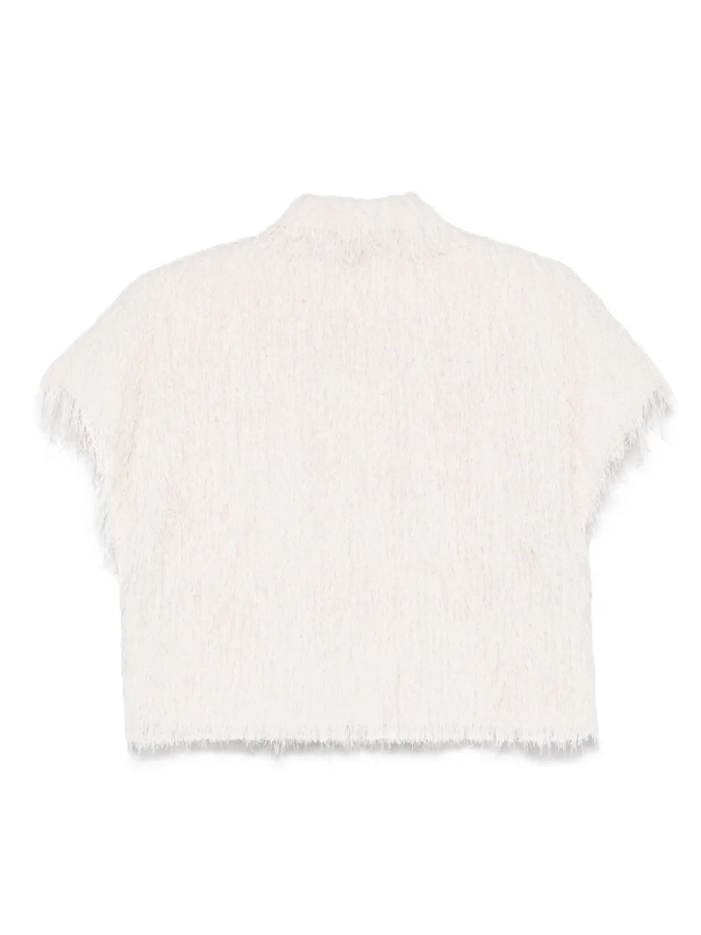 Fringed Cropped Shirt