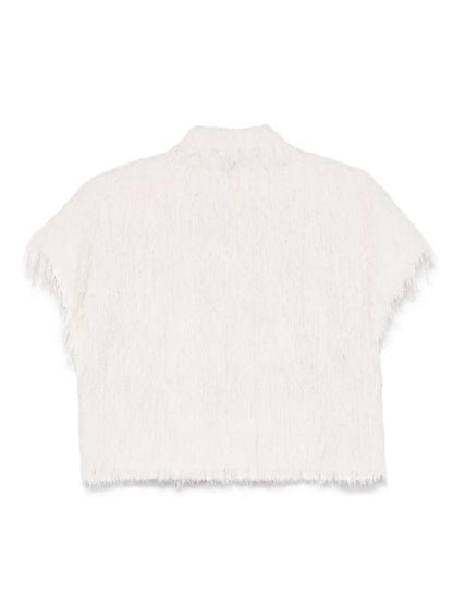Fringed Cropped Shirt