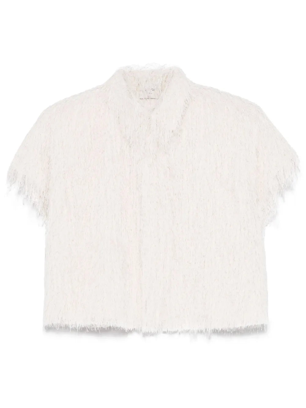 Fringed Cropped Shirt
