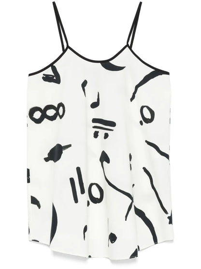 Graphic-Print Top