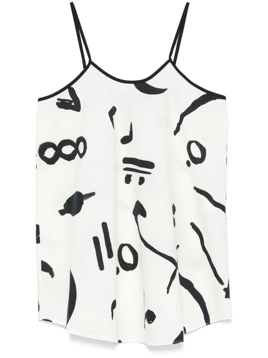 Graphic-Print Top