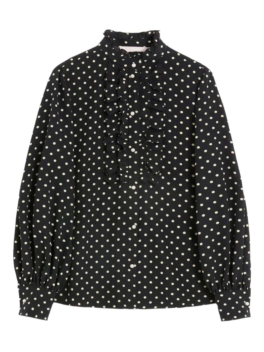 Polka-Dot Print Shirt