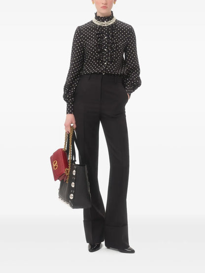 Polka-Dot Print Shirt