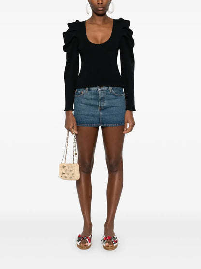 Ribbed-Knit Sweater