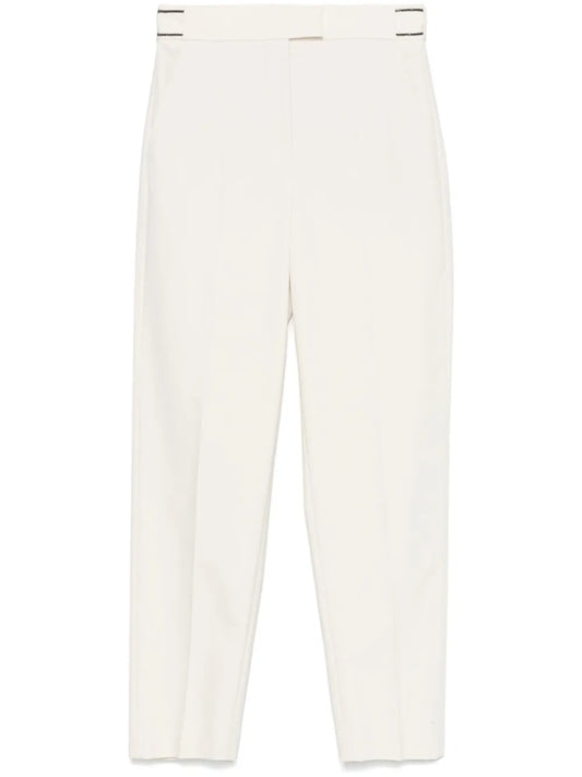 Monili Chain-Detail Tailored Trousers