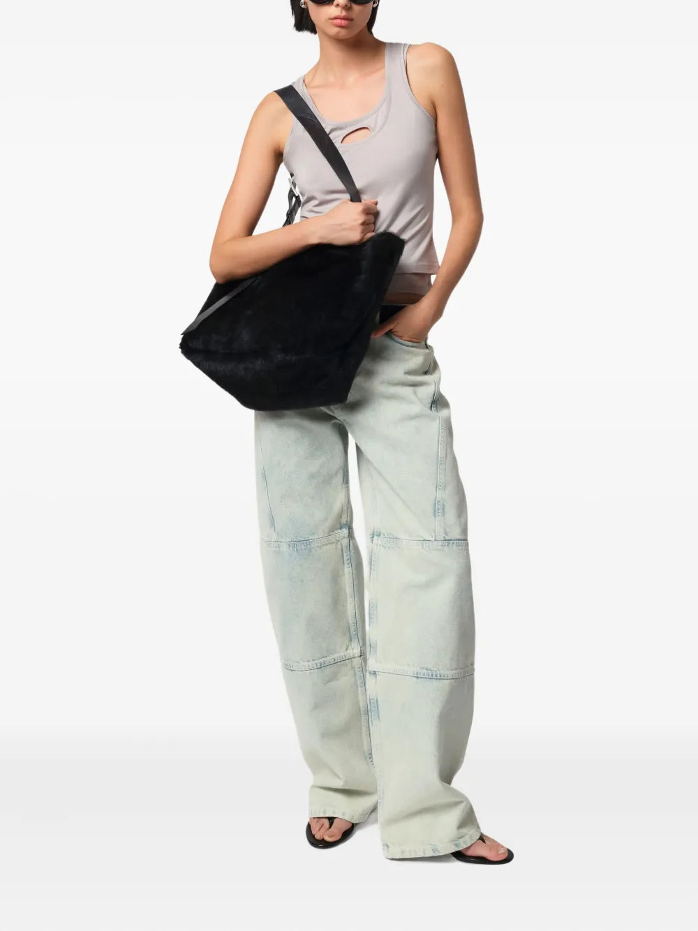 Patch-Detailed Jeans