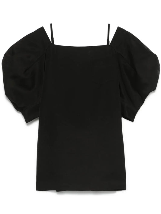Cold-Shoulder Mini Dress