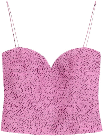 Plusdepois-Print Chiffon Top