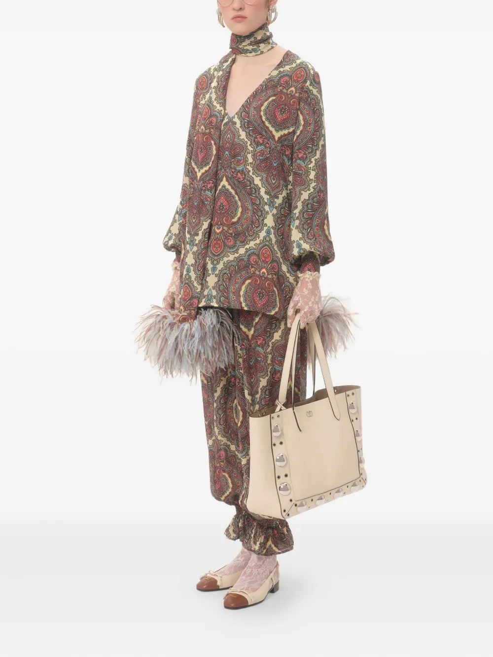 Voyage Imaginaire-Print Blouse