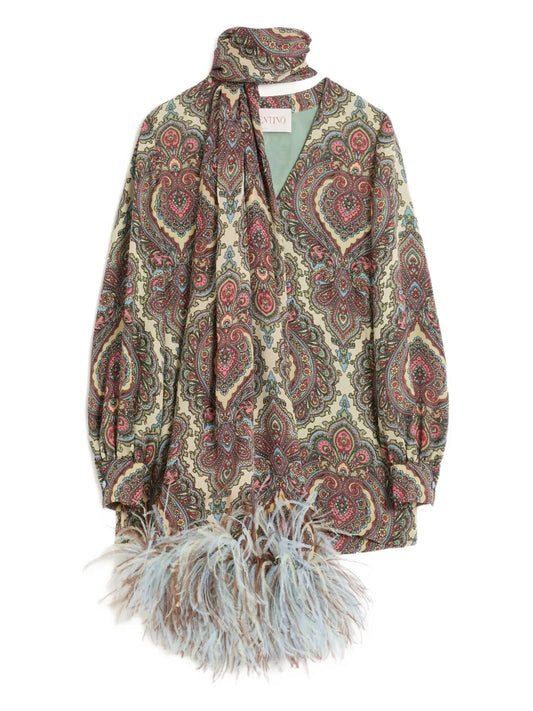 Voyage Imaginaire-Print Blouse
