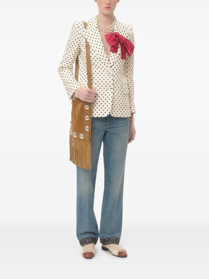Supergran Plusdepois-Print Blazer