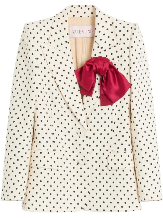 Supergran Plusdepois-Print Blazer