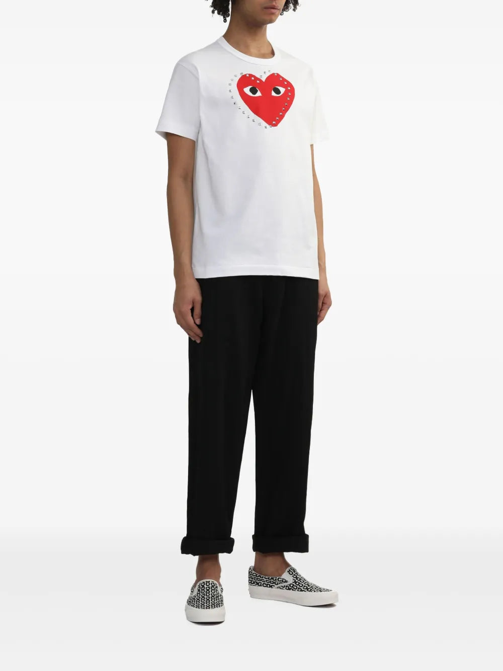 Heart-Print T-Shirt