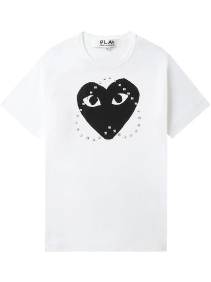 Logo-Stud Cotton T-Shirt
