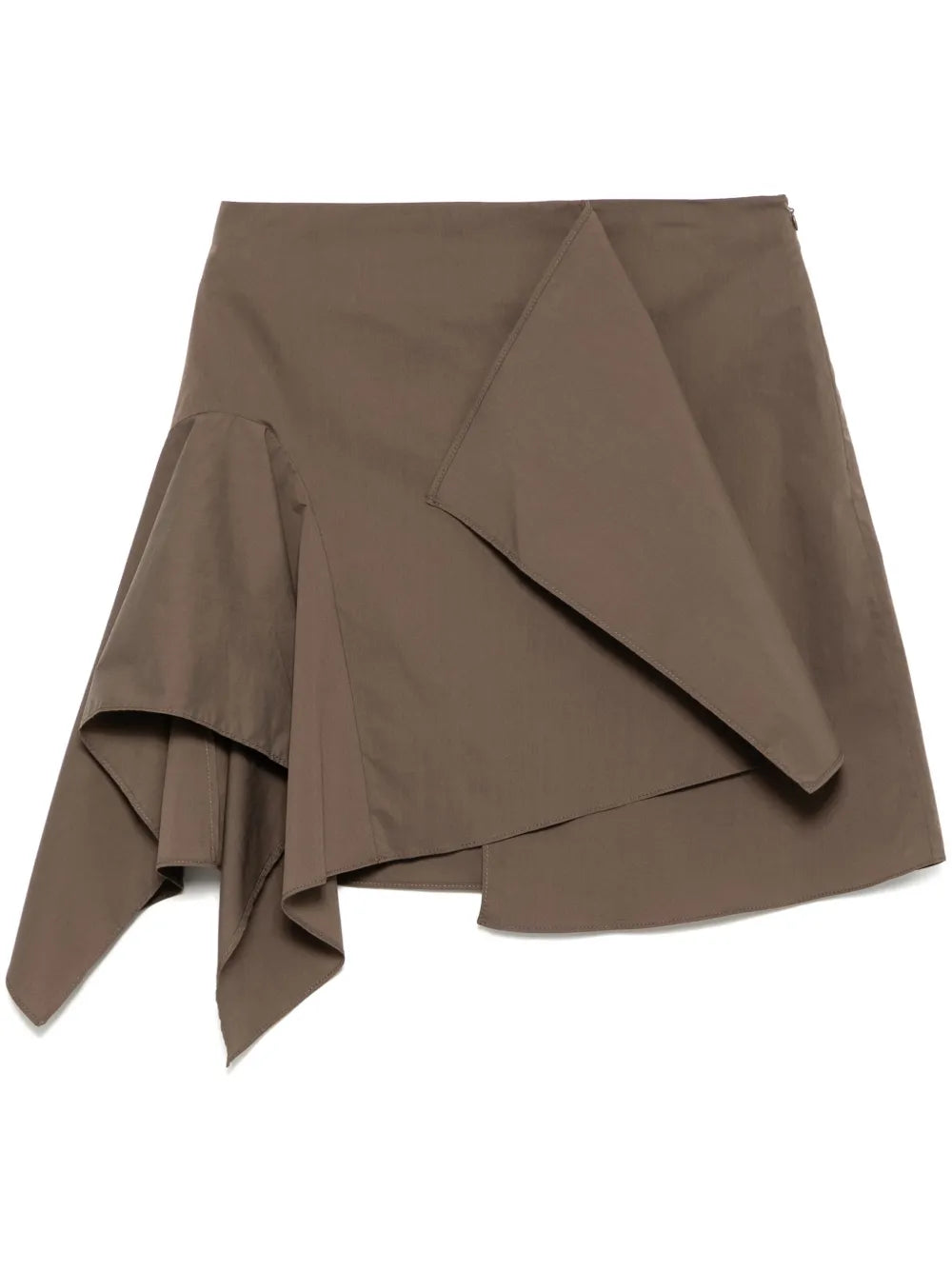 Draped-Detail Miniskirt