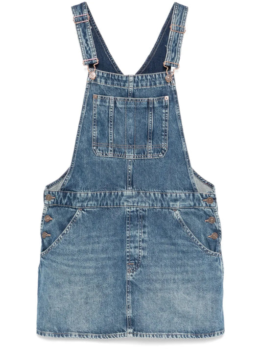 Denim Dungaree Dress