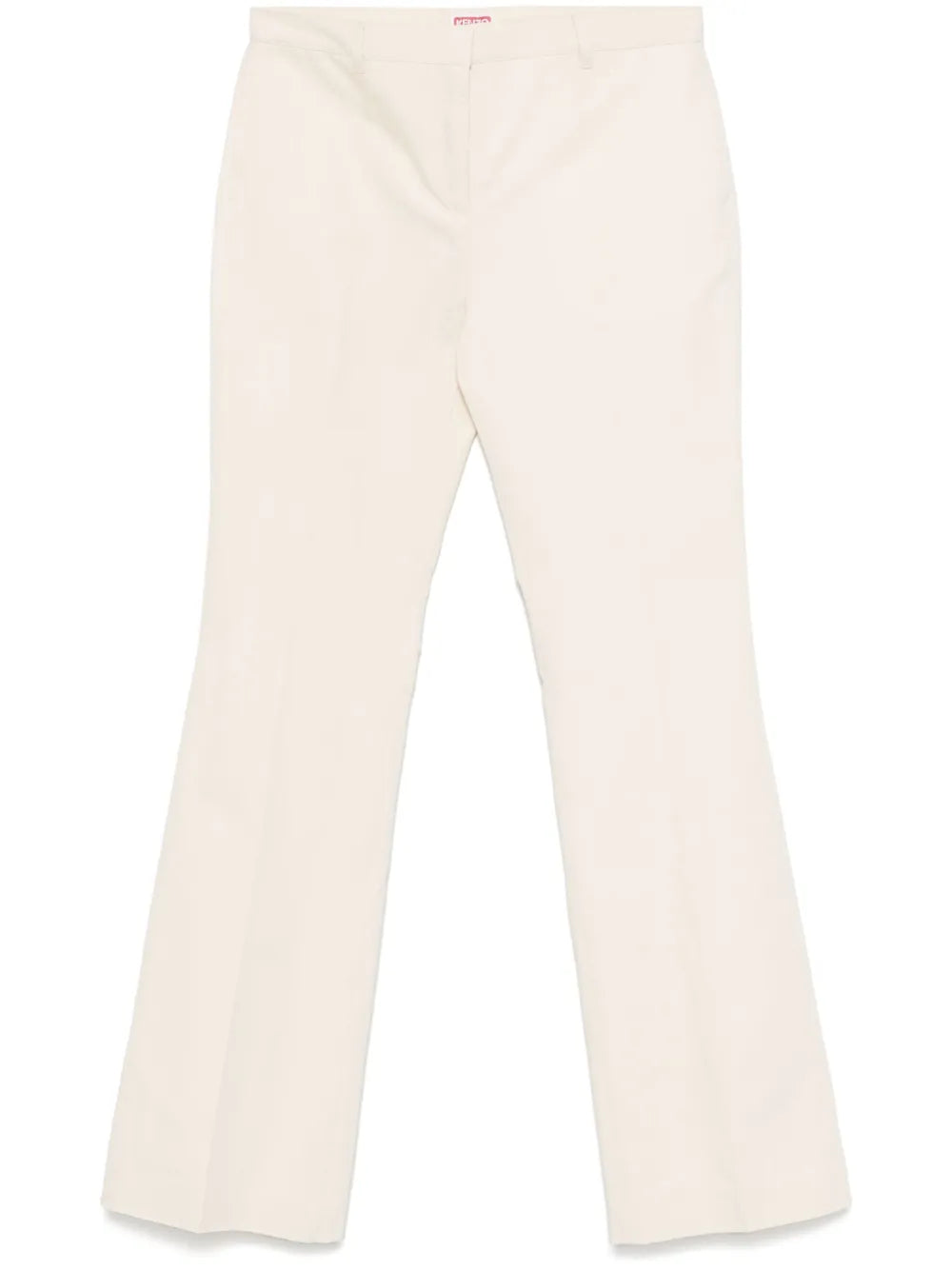Flared Cotton Trousers