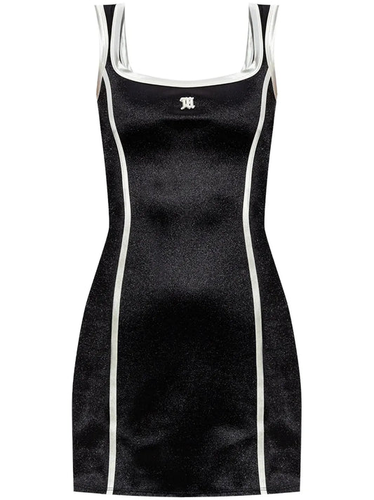 Logo-Embroidered Mini Dress