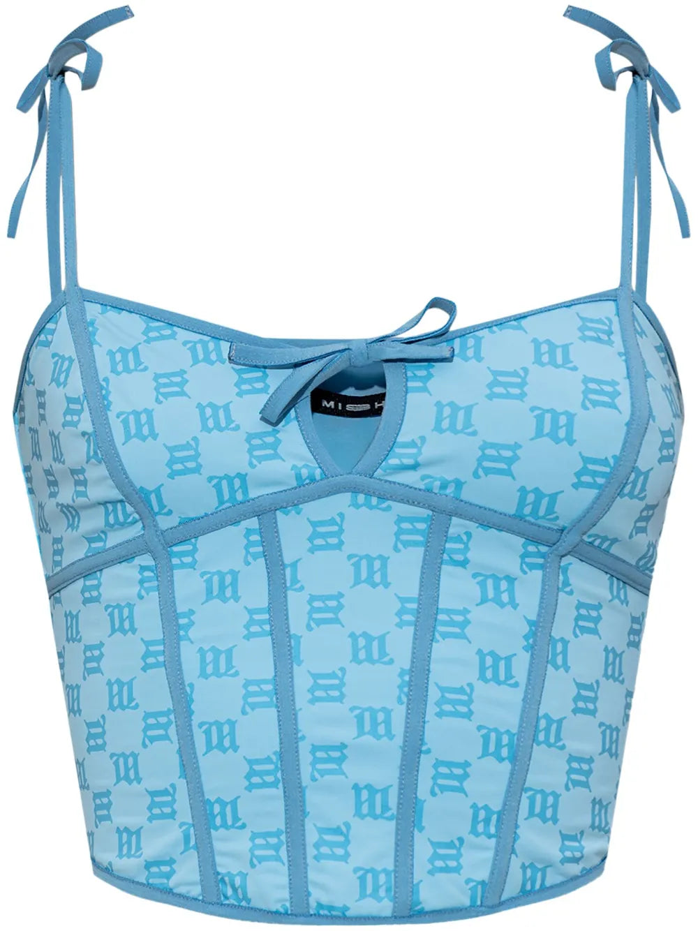 Monogram-Pattern Top