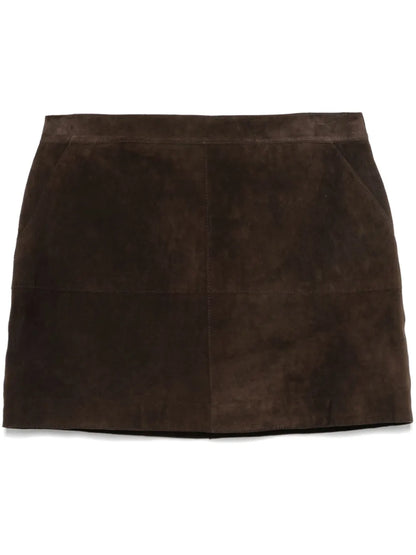 Suede Mini Skirt