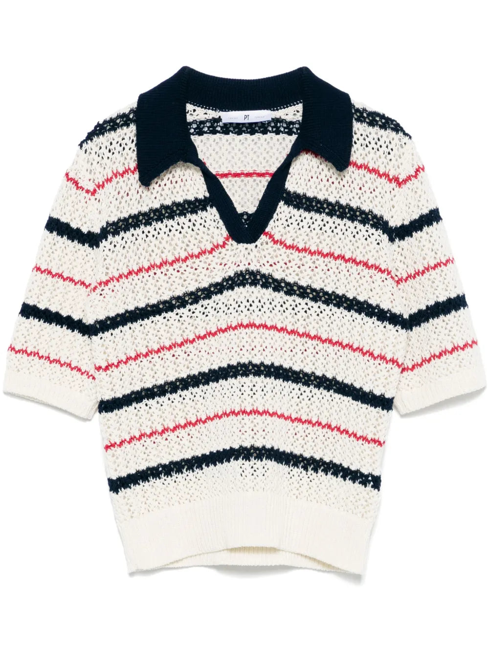 Striped Polo Top