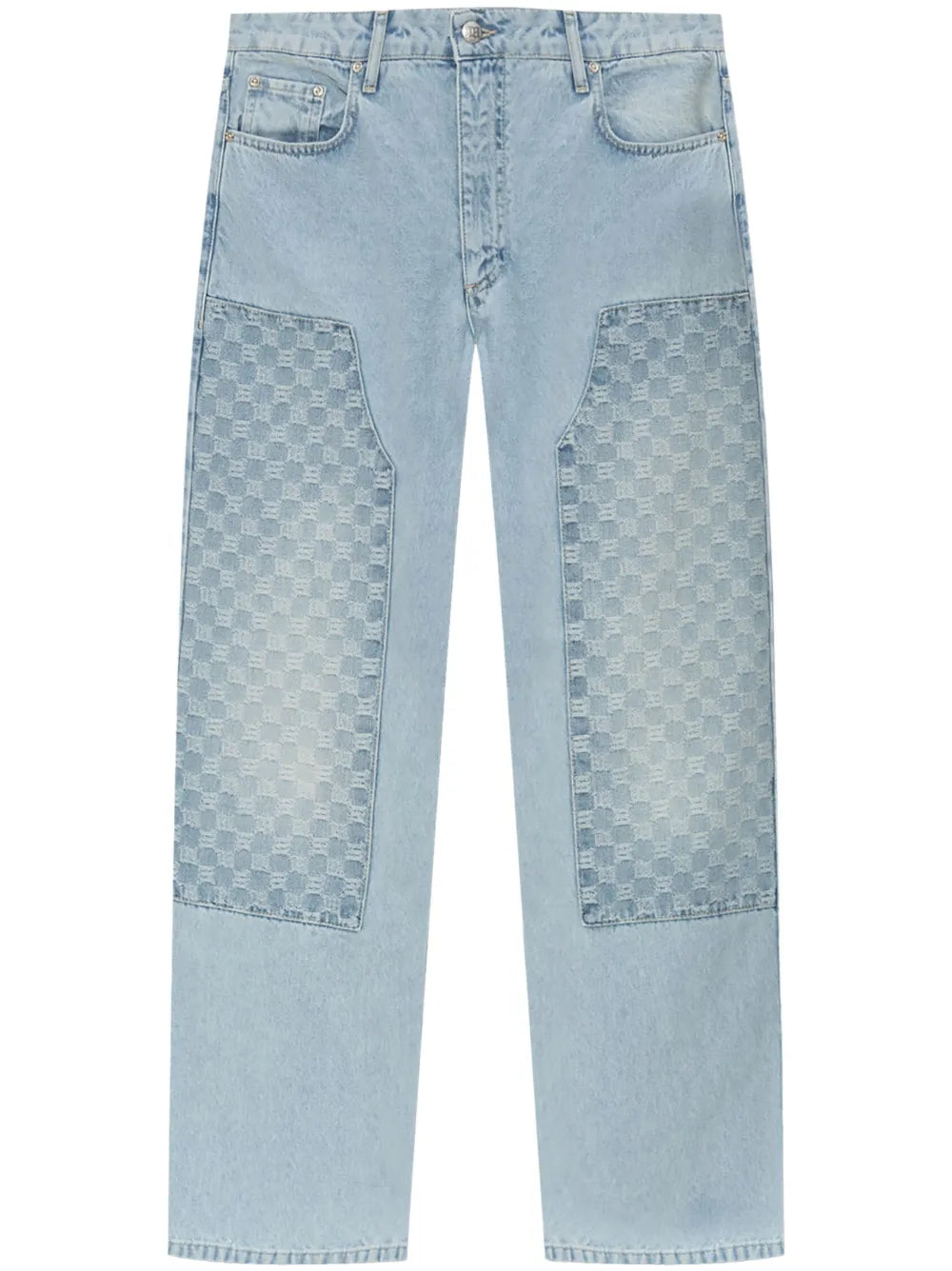 Monogram-Pattern Jeans