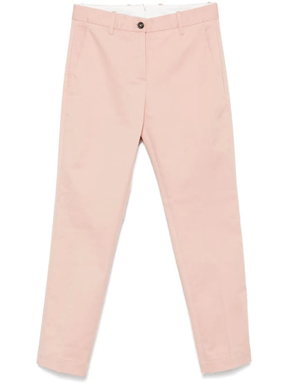 Pressed-Crease Tapered-Leg Trousers