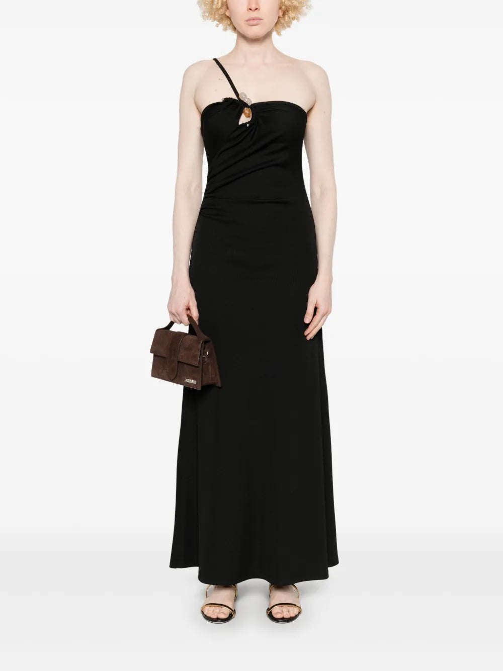 Stone-Embellished Maxi Dress