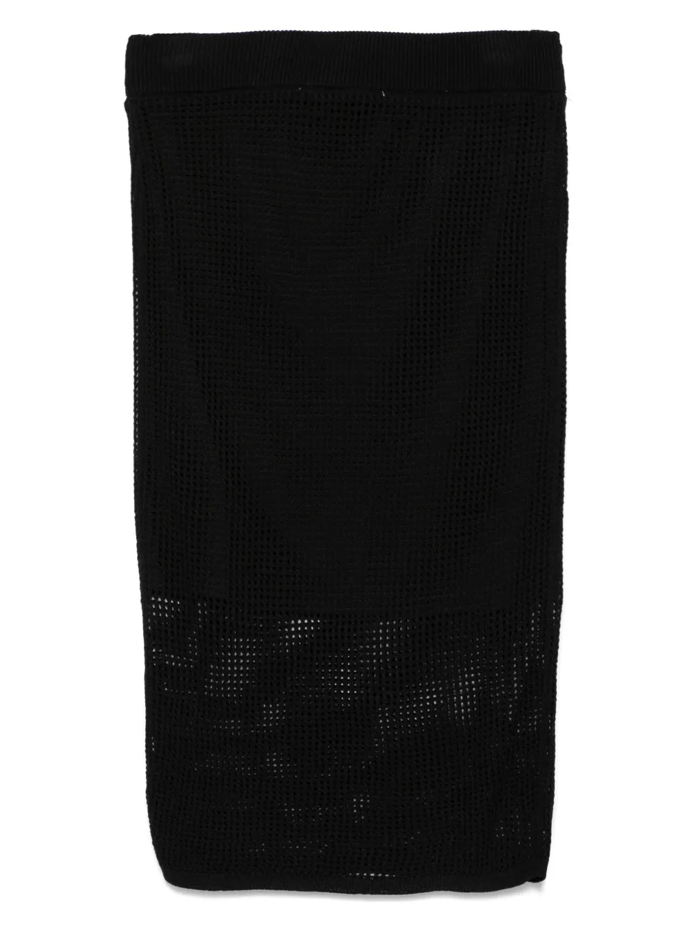 Crochet-Knit Midi Skirt