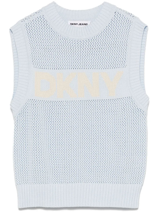 Logo-Jacquard Vest