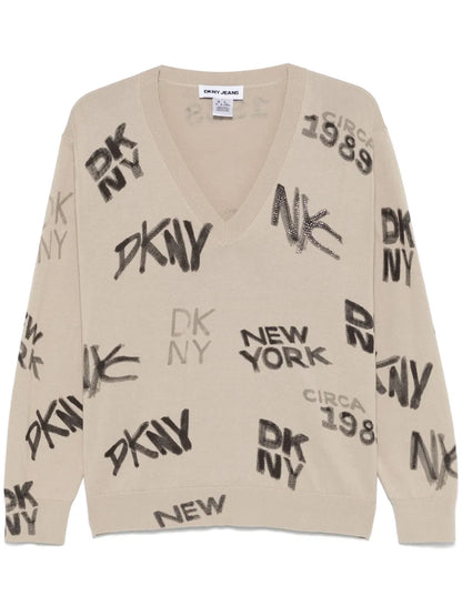 Logo-Print Top