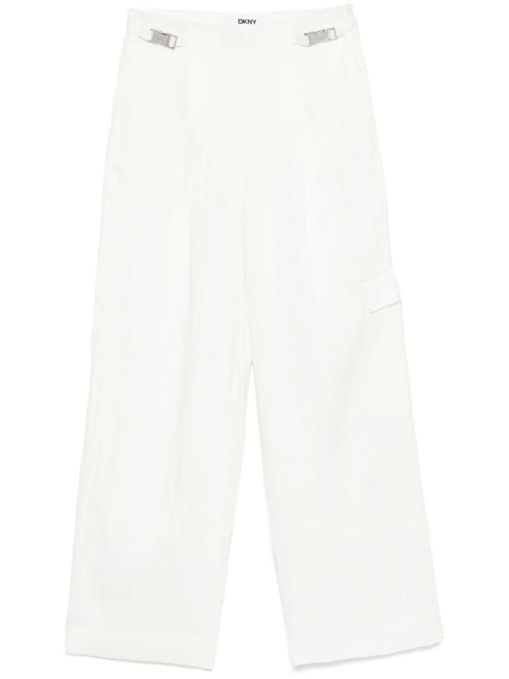 Twill-Weave Cargo Trousers