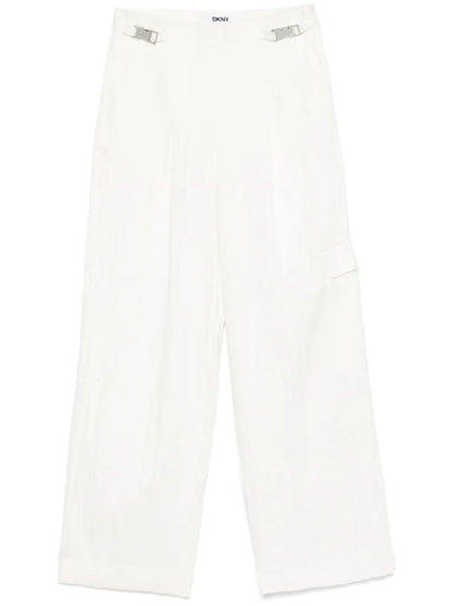 Twill-Weave Cargo Trousers