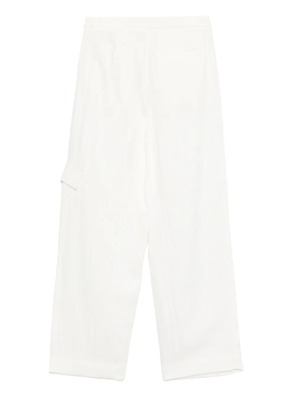 Twill-Weave Cargo Trousers