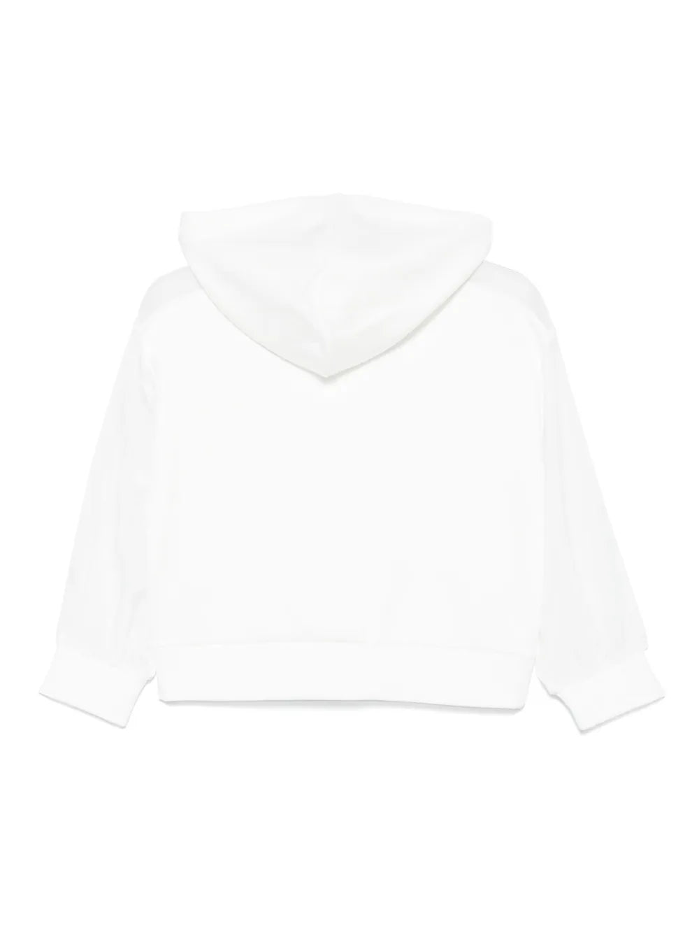 Logo-Appliqué Cropped Hoodie