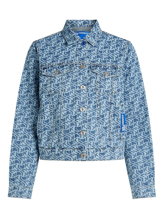 Klj Monogram Denim Jacket
