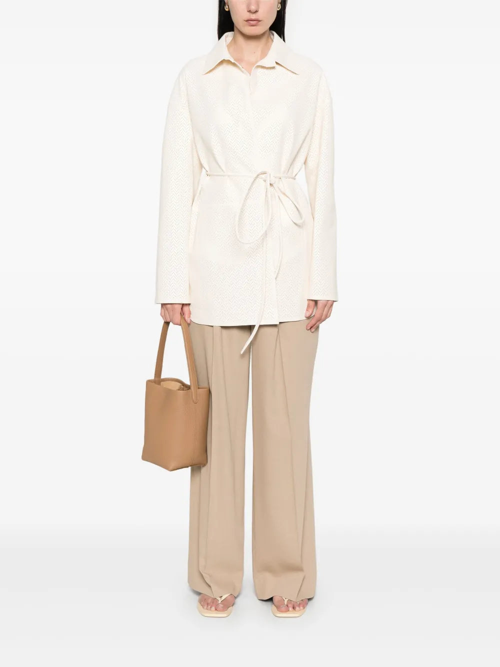 Perforated-Design Jacket