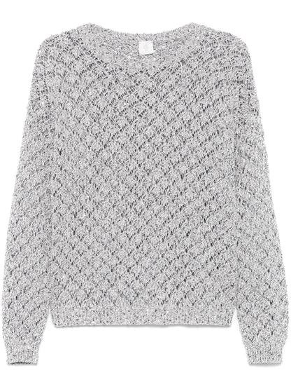 Sequin-Embellished Sweater