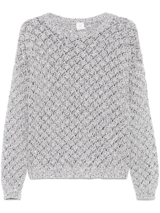 Sequin-Embellished Sweater