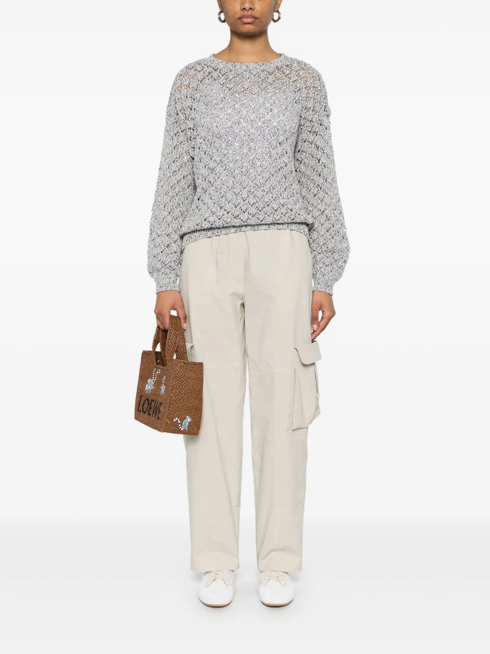 Sequin-Embellished Sweater