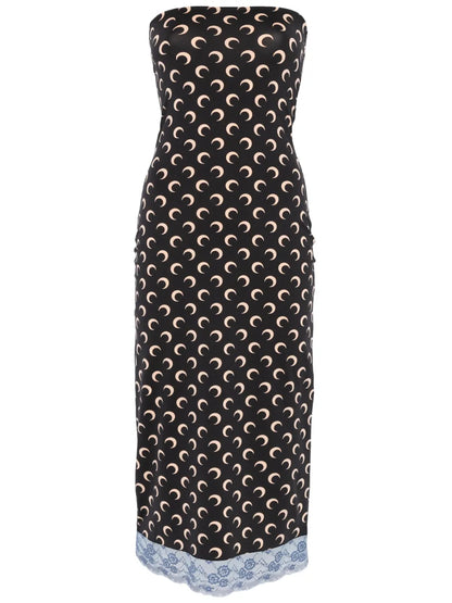 Moonogram Jersey Midi Dress