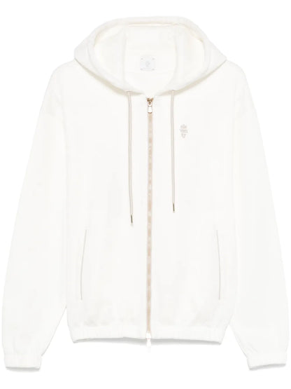 Logo-Embroidered Hoodie
