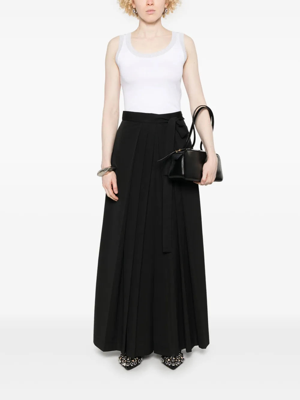 Lurex-Trim Tank Top
