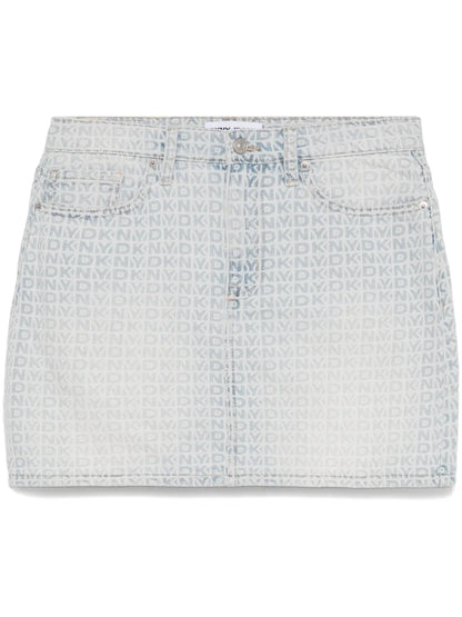 Monogram Mini Skirt