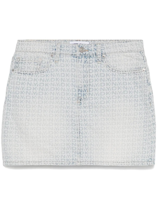 Monogram Mini Skirt