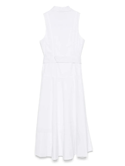 Drop-Waist Midi Dress