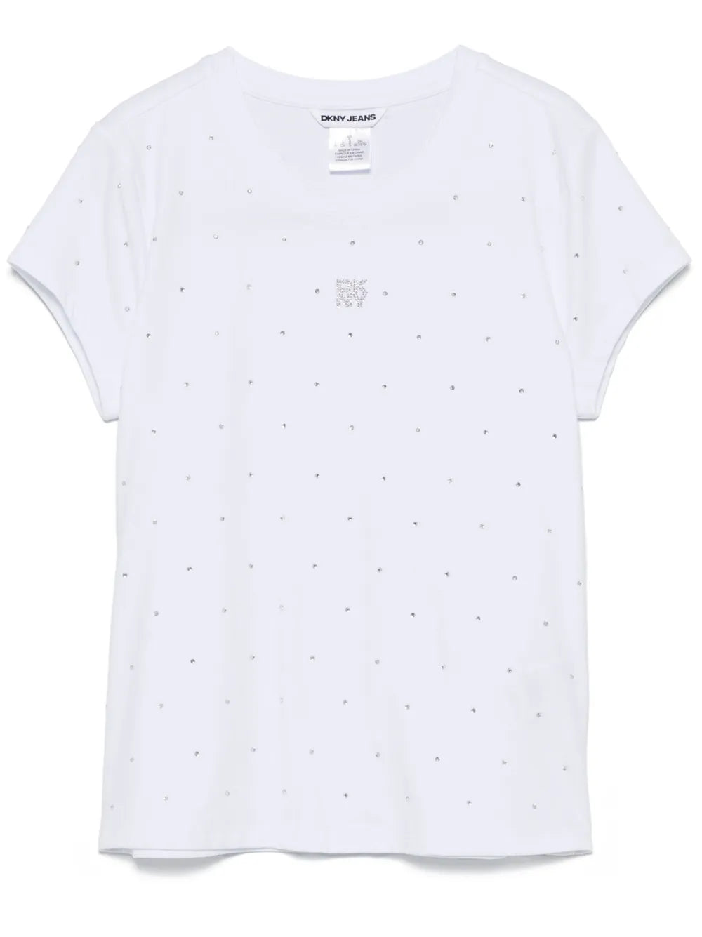 Rhinestone-Embellished T-Shirt