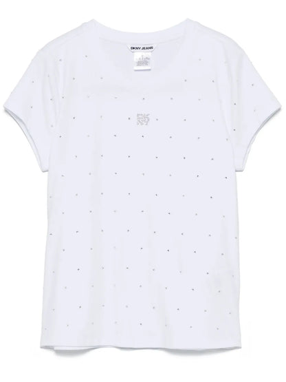 Rhinestone-Embellished T-Shirt