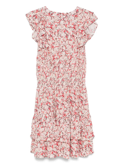 Floral-Print Mini Dress