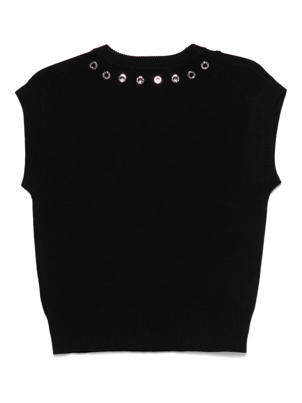 Gromet-Detailing Vest
